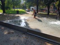 oprava a následná údržba fontány na Praze 7