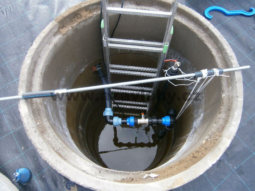 Zapojení čerpadla ve studni