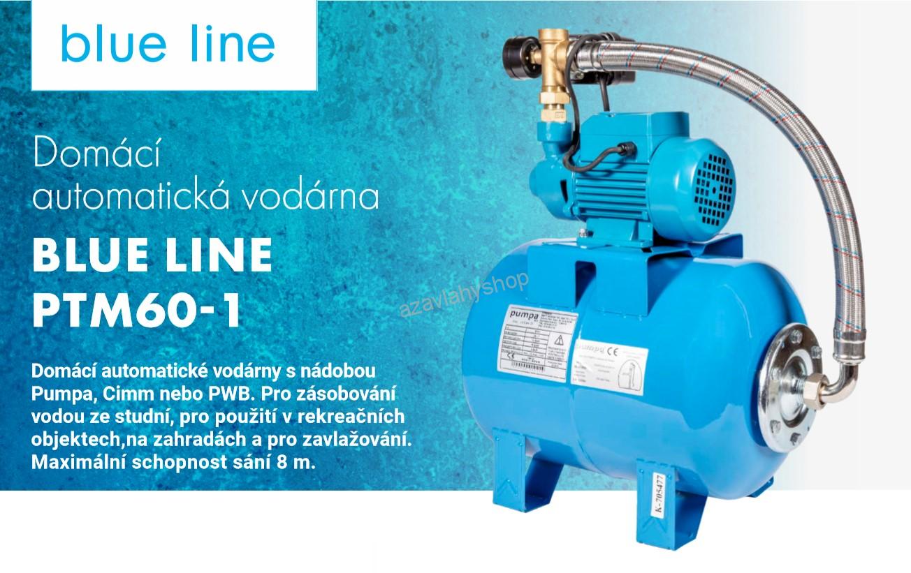 Domácí vodárna Pumpa PTM 60-1,  Blue Line230 V, 24 L tlaková nádoba Pumpa