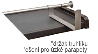 Držáky na truhlíky pro rozpěrnou zábranu. 16mm, 170/70