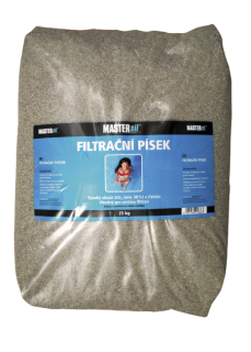 Filtrační písek 0,8 - 1,2 mm  pytel 25 kg